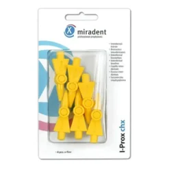 MIRADENT Interdentalbürste I-Prox CHX x-fine gelb 6 St