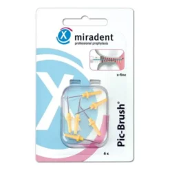 MIRADENT Interd.Pic-Brush Ersatzb.x-fein gelb 6 St
