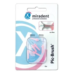 MIRADENT Interd.Pic-Brush Ersatzb.xx-fein pink 6 St