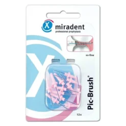 MIRADENT Interd.Pic-Brush Ersatzb.xx-fein pink 12 St