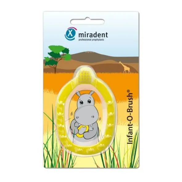 MIRADENT Kinder-Lernzahnbürst.Infant-O-Brush gelb 1 St