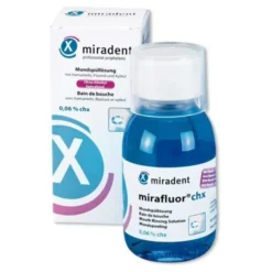 MIRADENT Mundspüllösung mirafluor CHX 0,06% 100 ml