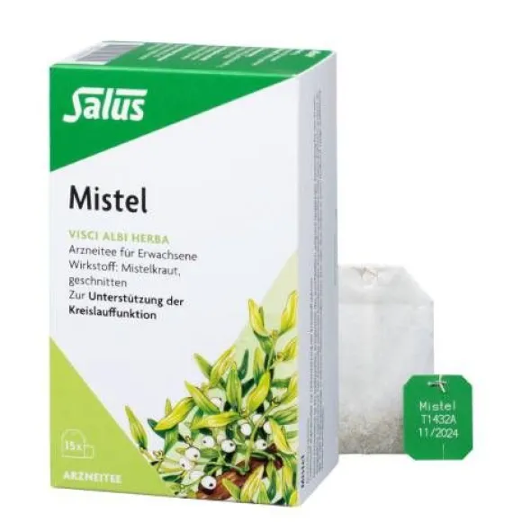 MISTEL ARZNEITEE Visci albi herba Salus Filterbtl. 15 St