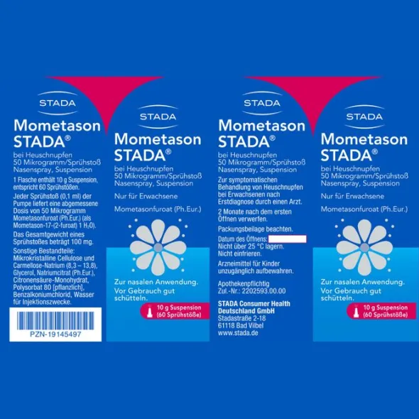 MOMETASON STADA Heuschnupfenspray 50μg/Sprühst.60 10 g