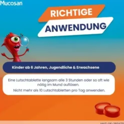 MUCOSAN Lutschtabletten rote Früchte 16 St