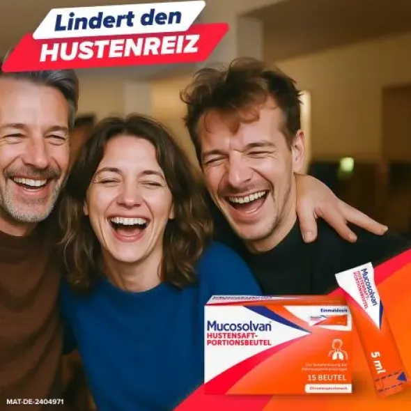 MUCOSOLVAN Hustensaft-Portionsbeutel 30 mg/5 ml 15X5 ml