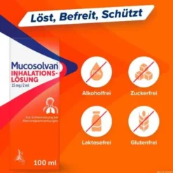 MUCOSOLVAN Inhalationslösung 15 mg Lsg.f.Vernebler 100 ml