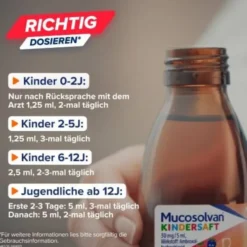MUCOSOLVAN Kindersaft 30 mg/5 ml 250 ml
