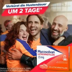 MUCOSOLVAN Lutschpastillen 15 mg 20 St