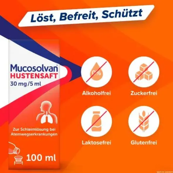 MUCOSOLVAN Saft 30 mg/5 ml 250 ml