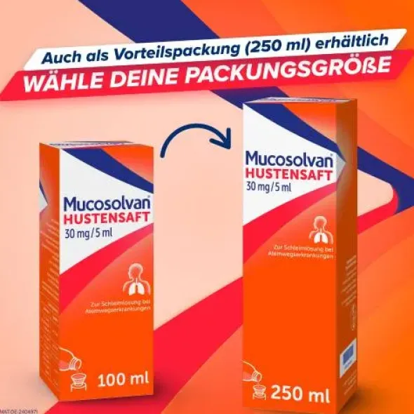 MUCOSOLVAN Saft 30 mg/5 ml 100 ml