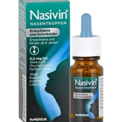 NASIVIN Nasentropfen Erwachsene u.Schulkinder 10 ml