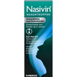 NASIVIN Nasentropfen Erwachsene u.Schulkinder 10 ml