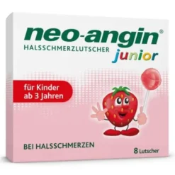 NEO-ANGIN junior Halsschmerzlutscher 8 St