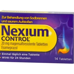 NEXIUM Control 20 mg magensaftresistente Tabletten 14 St