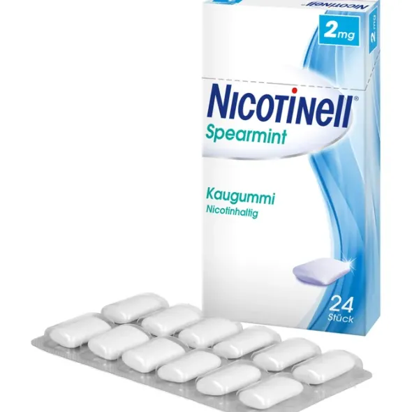 NICOTINELL Kaugummi Spearmint 2 mg 24 St