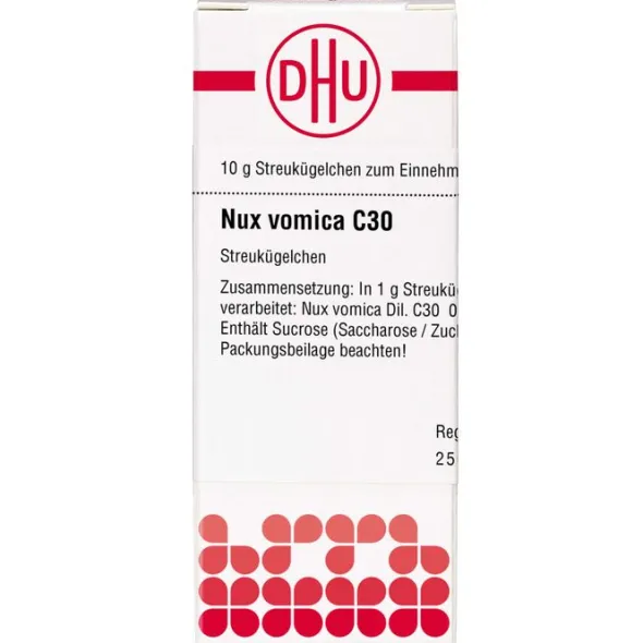 NUX VOMICA C 30 Globuli 10 g