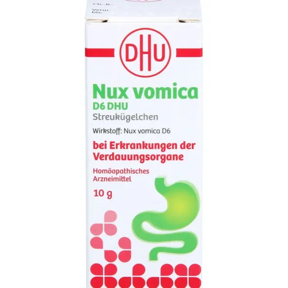 NUX VOMICA D 6 DHU Glob.bei Erkr.d.Verdauungsorg. 10 g