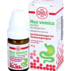 NUX VOMICA D 6 DHU Glob.bei Erkr.d.Verdauungsorg. 10 g