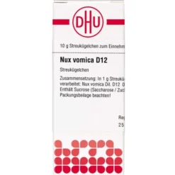 NUX VOMICA D 12 Globuli 10 g
