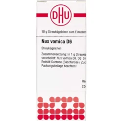 NUX VOMICA D 6 Globuli 10 g