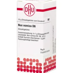 NUX VOMICA D 6 Globuli 10 g