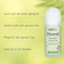 OLIVENÖL DEOROLLER grüner Tee 50 ml
