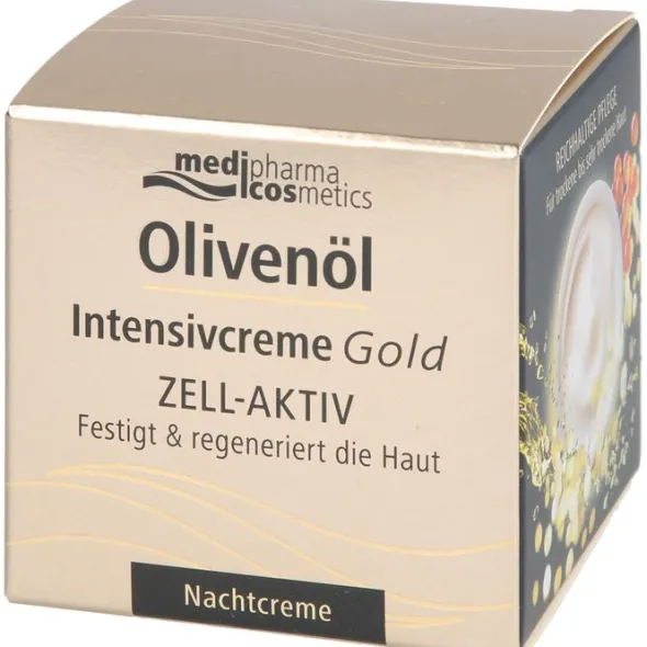 OLIVENÖL INTENSIVCREME Gold ZELL-AKTIV Nachtcreme 50 ml