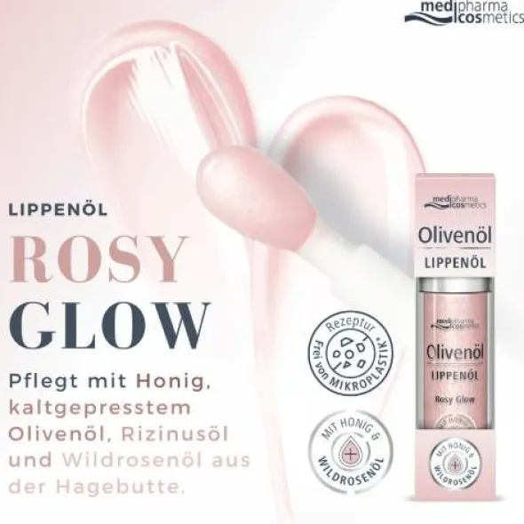 OLIVENÖL LIPPENÖL rosy glow 4 ml
