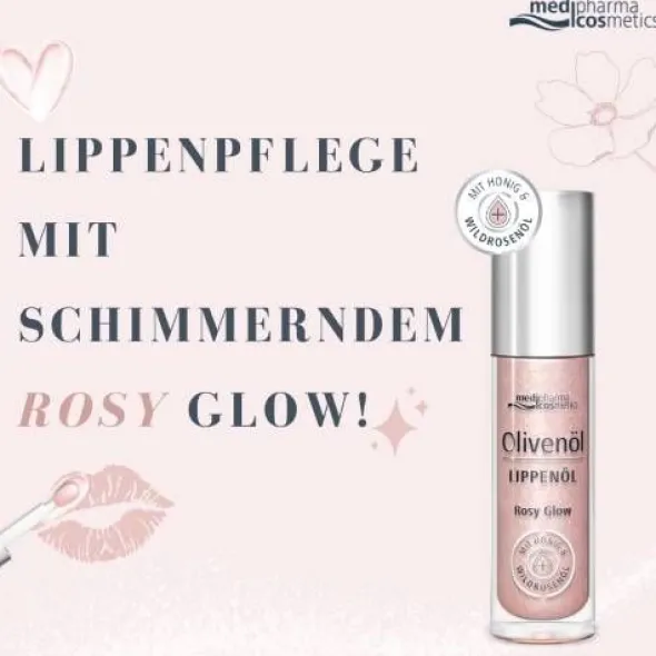 OLIVENÖL LIPPENÖL rosy glow 4 ml