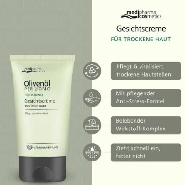 OLIVENÖL PER Uomo Gesichtscreme 50 ml