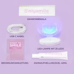 ONLYSMILE Zahnbleaching Set professionell 1 St