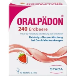 ORALPÄDON 240 Erdbeere Btl. Pulver 10 St