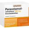 PARACETAMOL-ratiopharm 500 mg Brausetabletten 20 St