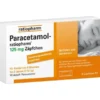 PARACETAMOL-ratiopharm 125 mg Zäpfchen 10 St