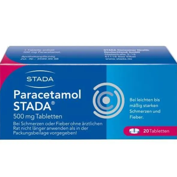 PARACETAMOL STADA 500 mg Tabletten 20 St