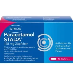 PARACETAMOL STADA 125 mg Zäpfchen 10 St