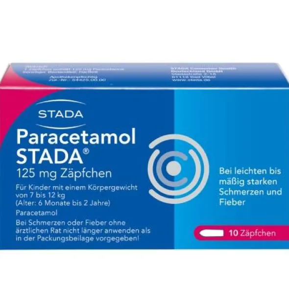 PARACETAMOL STADA 125 mg Zäpfchen 10 St