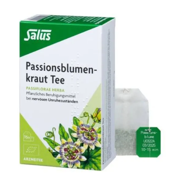 PASSIONSBLUMENKRAUT Tee Passiflorae her.Bio Salus 15 St