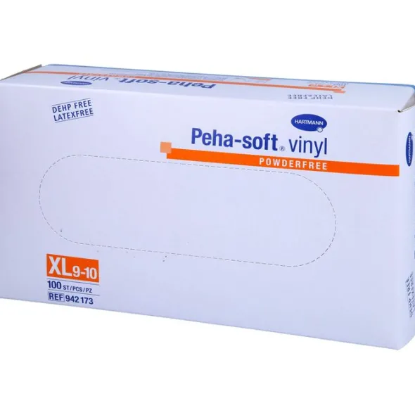 PEHA-SOFT Vinyl Unt.Handschuhe unste.puderfrei XL 100 St