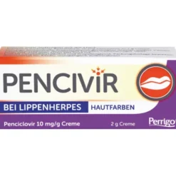 PENCIVIR bei Lippenherpes Creme hautfarben 1% 2 g