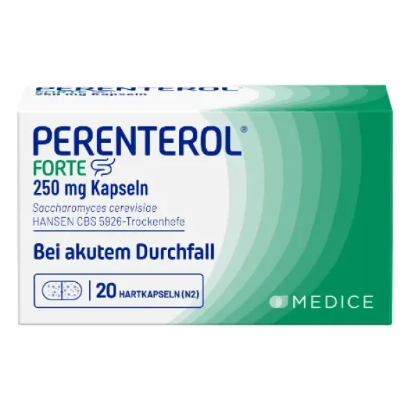 PERENTEROL forte 250 mg Kapseln 20 St