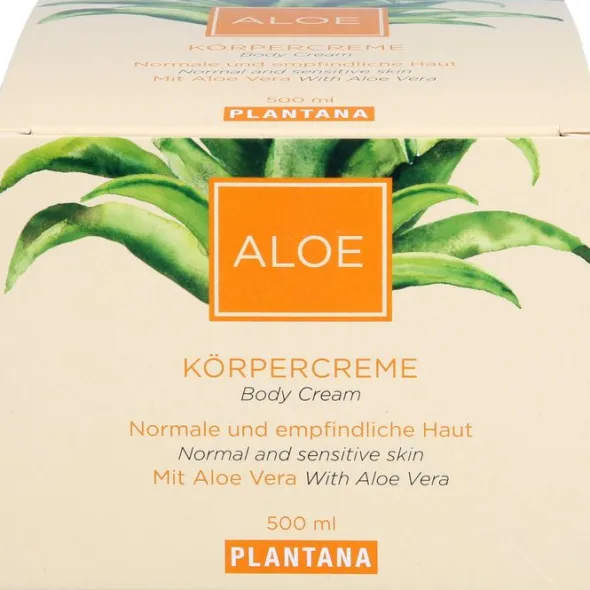 PLANTANA Aloe Vera Körpercreme 500 ml