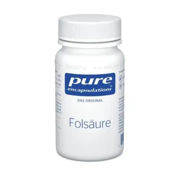 PURE ENCAPSULATIONS Folsäure Kapseln 60 St