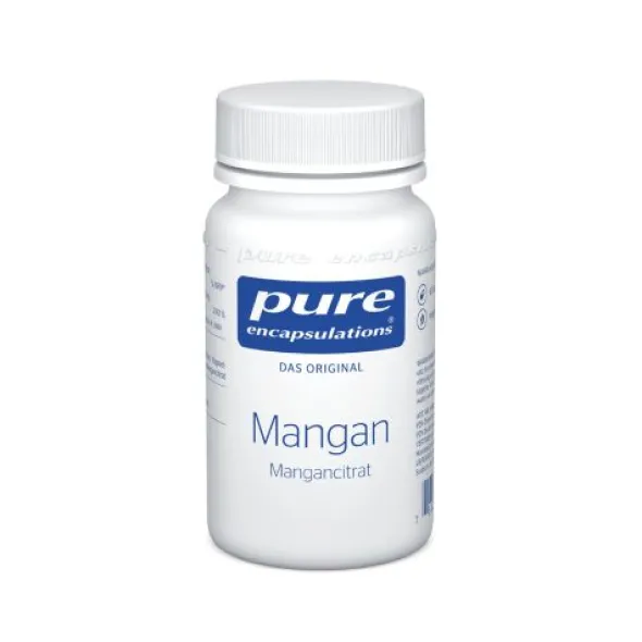 PURE ENCAPSULATIONS Mangan Mangancitrat Kapseln 60 St
