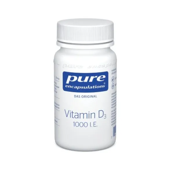 PURE ENCAPSULATIONS Vitamin D3 1000 I.E. Kapseln 60 St