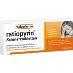 RATIOPYRIN Schmerztabletten 20 St