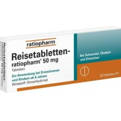 REISETABLETTEN-ratiopharm 20 St