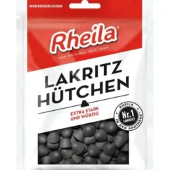 RHEILA Lakritz Hütchen Gummidrops mit Zucker 90 g