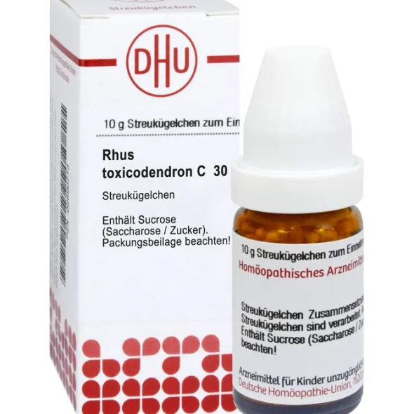 RHUS TOXICODENDRON C 30 Globuli 10 g